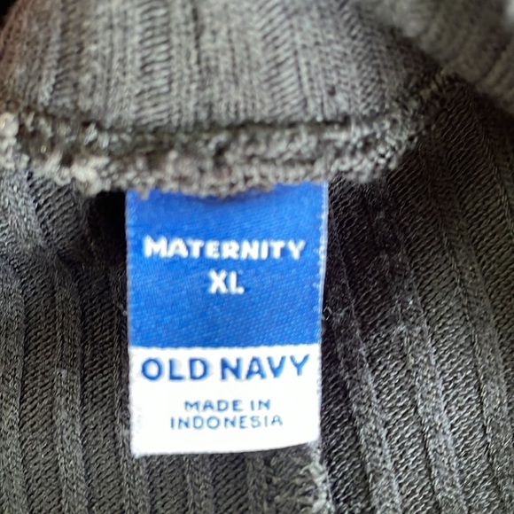 Old NavyBlack Mockneck Ribbed MIDI Dress - Picture 5 of 7